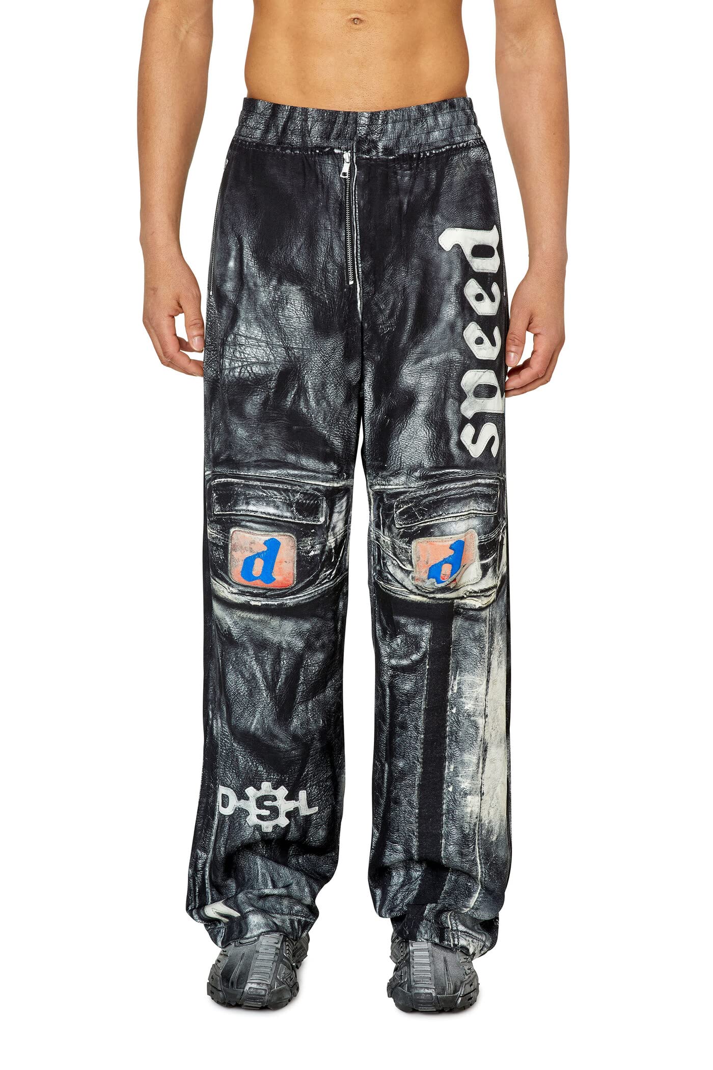 Amazon.co.jp: (ディーゼル) DIESEL メンズ パンツ トロンプルイユ 