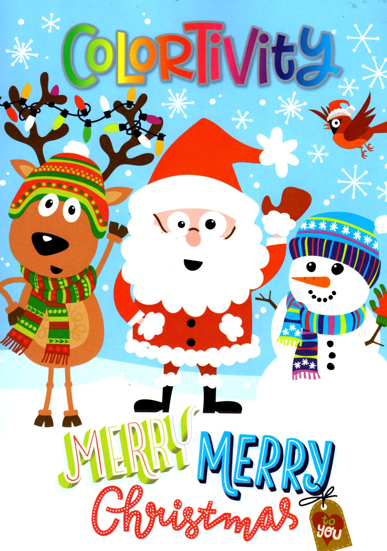 Colortivity - Christmas Holiday - Coloring and Activity Book ~ Merry, Merry Christmas