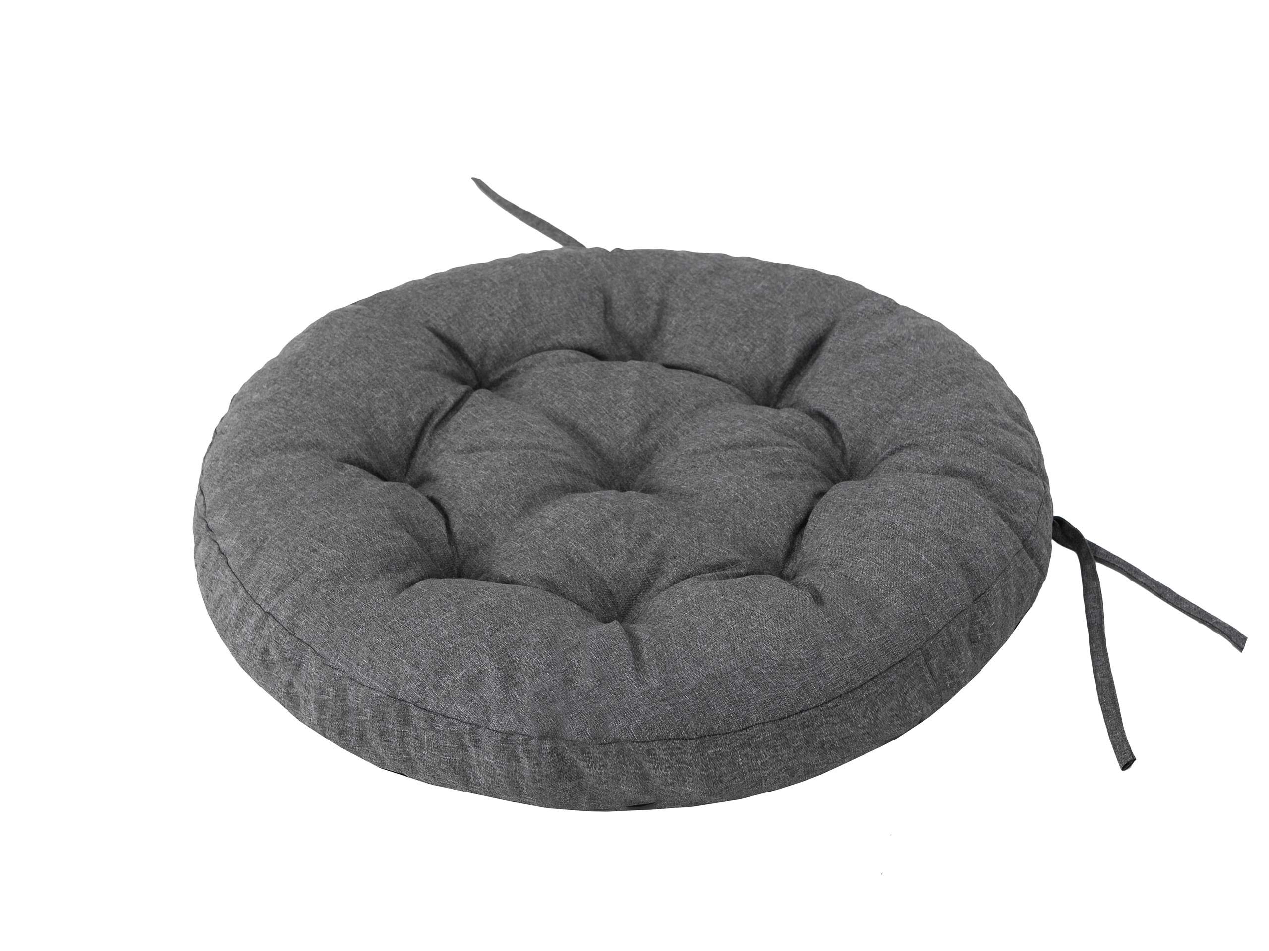 PillowPrim Schaukelkissen Kissen für Hängeschaukel von typ Storchennest, Schaukelauflagen Schaukelpolster Schaukelkissen Hängeschaukel Hängenest Ruhe Freizeit Anthrazit 65x65 cm