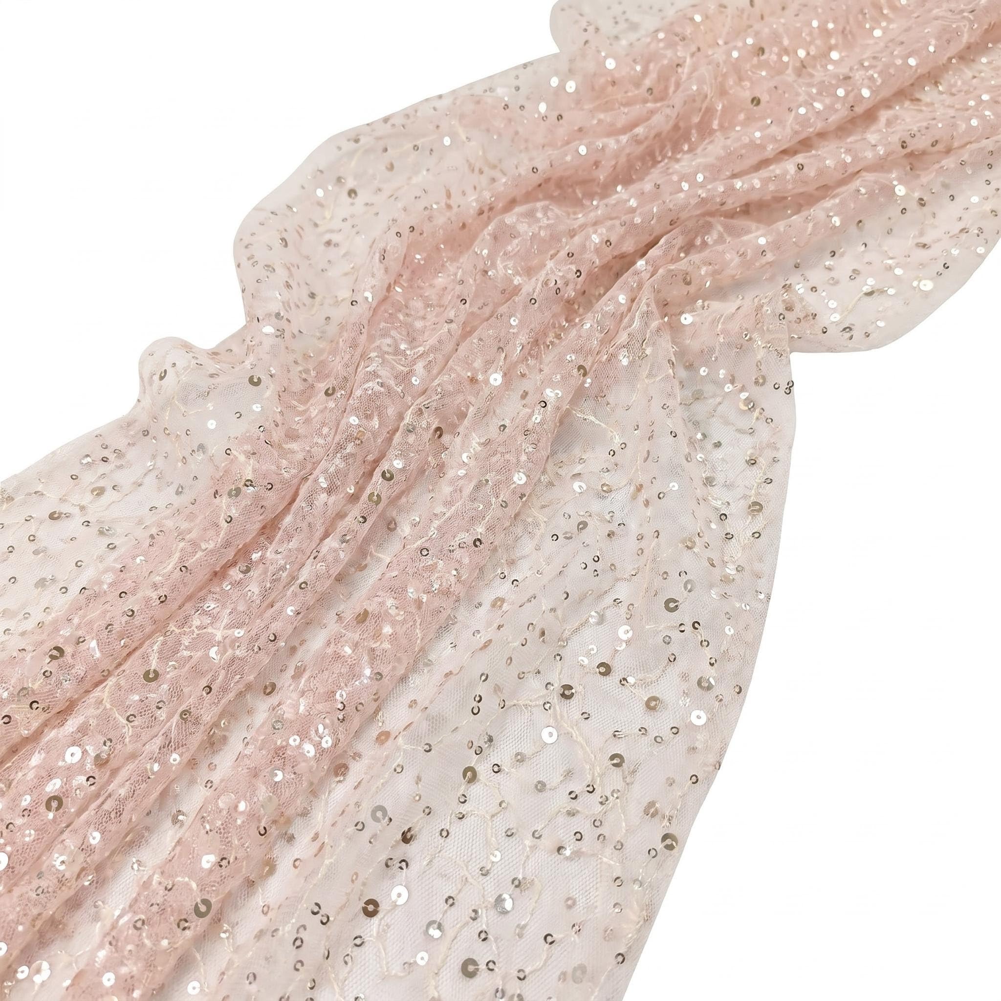 Durdiiy Gauze Table Runner 30x275cm Rainbow Summer Decor Romantic Thanksgiving Christmas Decoration Boho Cheese Cloth Fall Autumn Birthday Wedding Party Bridal Shower (Pink) — image 1