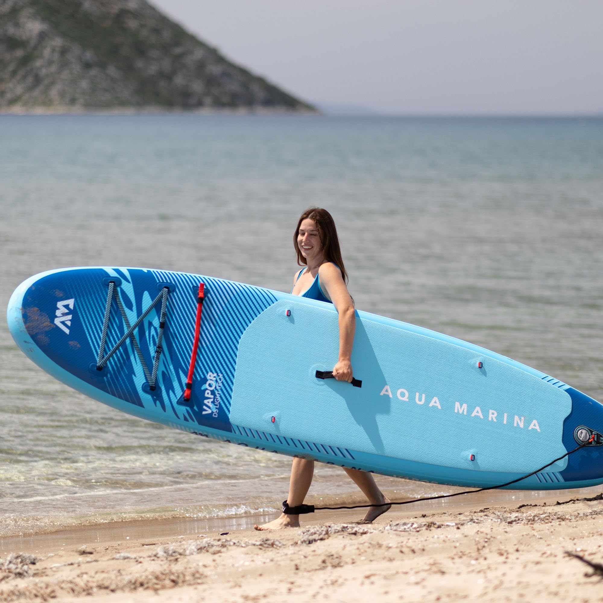 Aqua Marina Vapor - Paquete de Tabla de Remo Inflable de 10 pies 4 Pulgadas