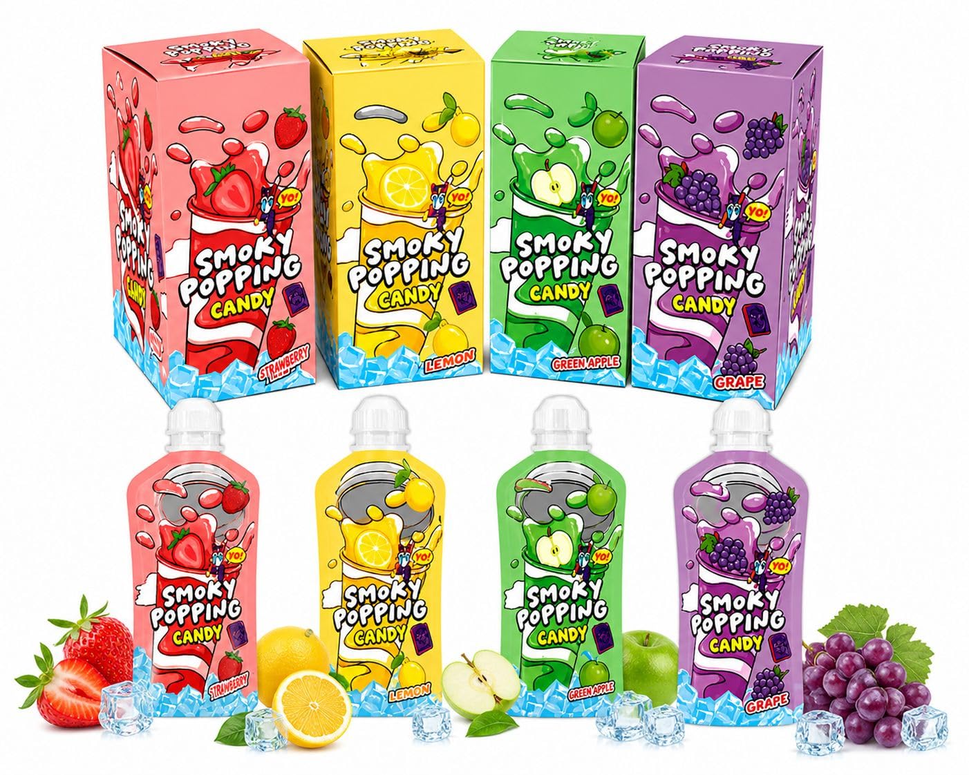 SMOKE POPPING Popping Candy, Assorted Flavors Box (30 PCS)-image-45
