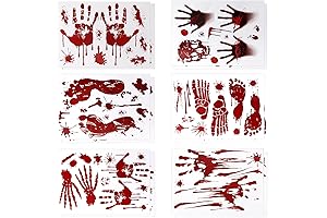 Halloween Bloody Handprint Decals
