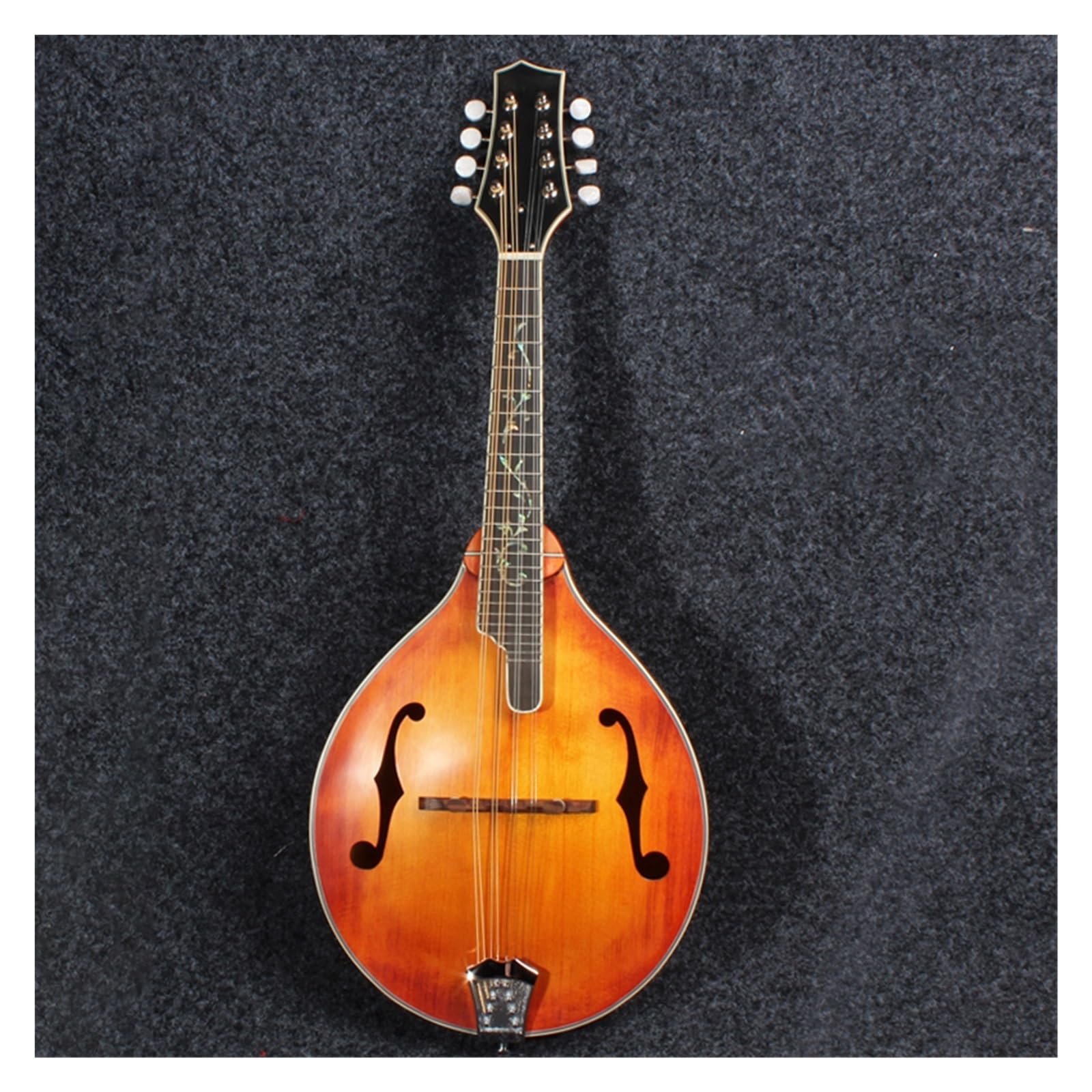 Mandolin Instrument Kit 70cm High Spruce Single Board Tiger Maple Back And Sides Handmade Professional Mandolin