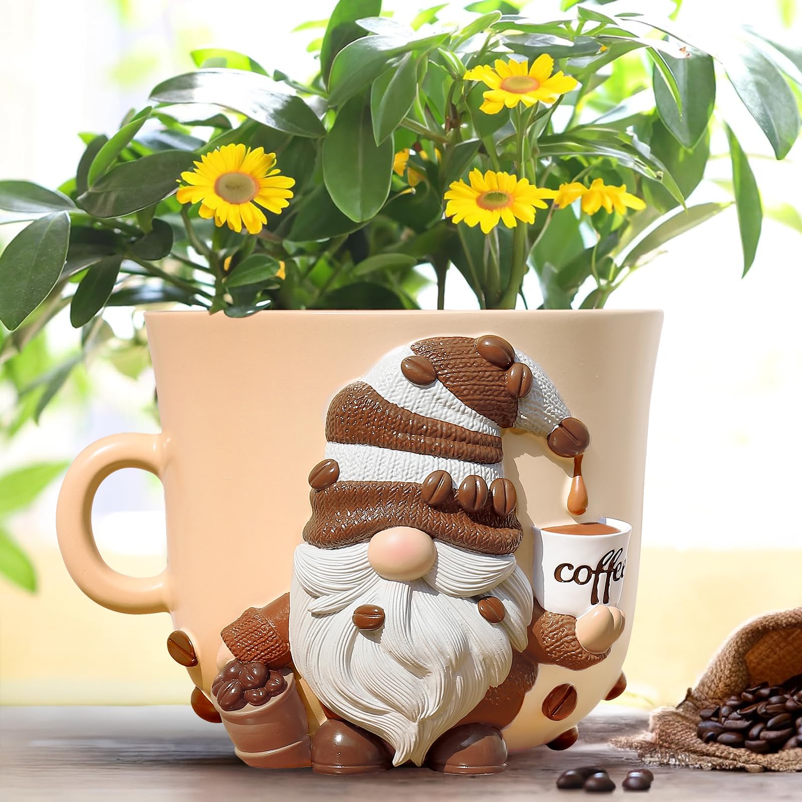Pots de fleurs uniques avec trous de drainage évitant le pourrissement des petites plantes