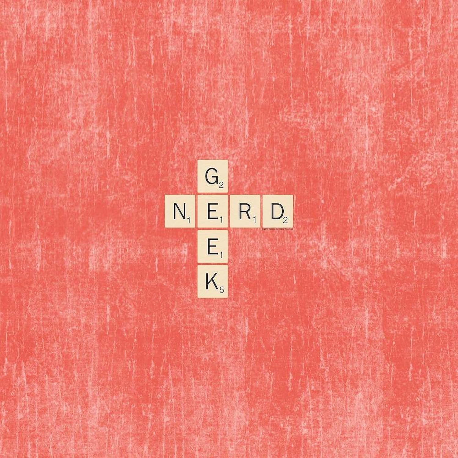 CafePress Scrabble Geek Weather Resistant Square Throw Pillow