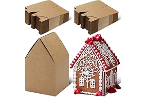 Cholemy: Cardboard Gingerbread House Kit for Christmas