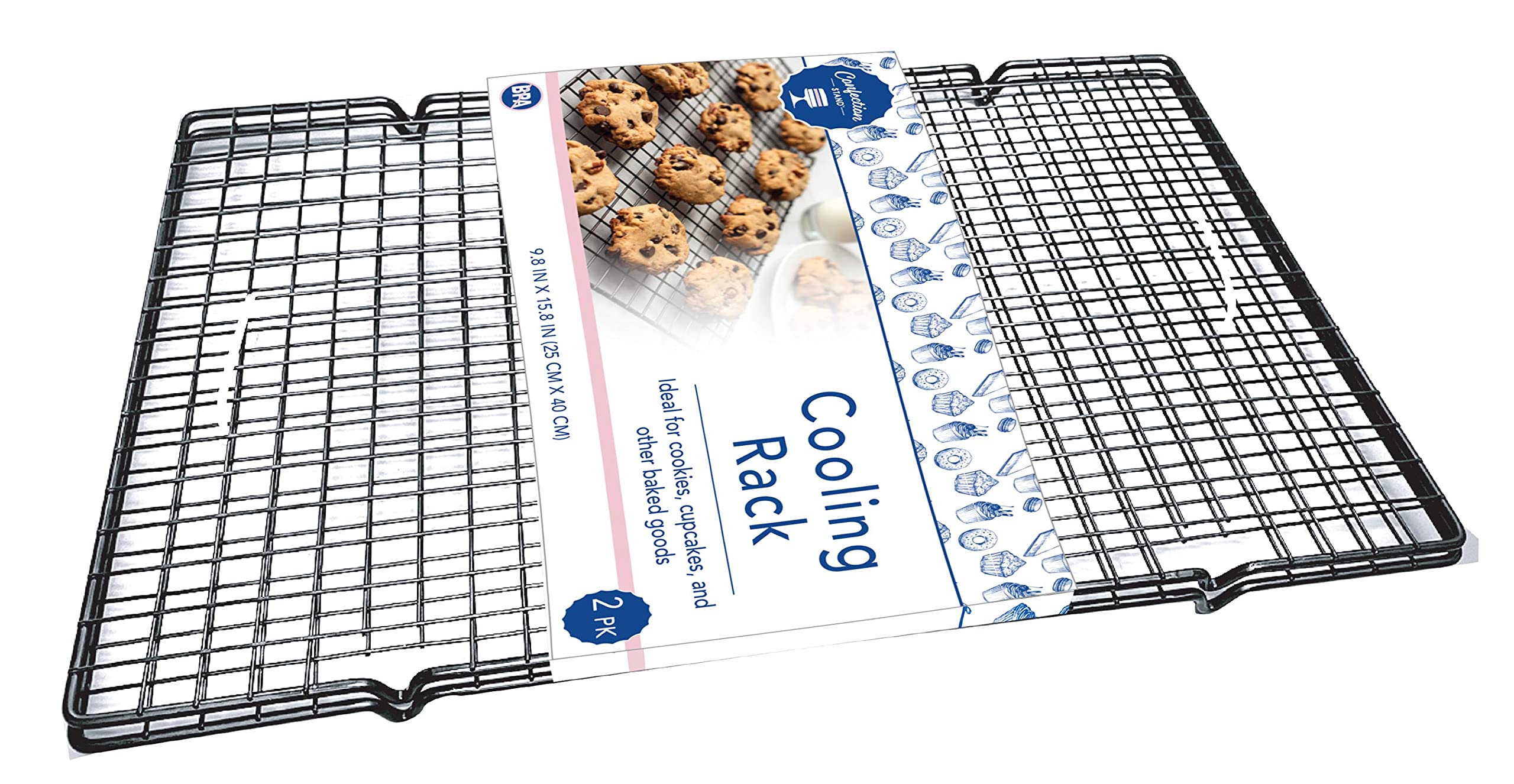 Confection StandBaking & Cooling Cooling Rack, Standard, Black