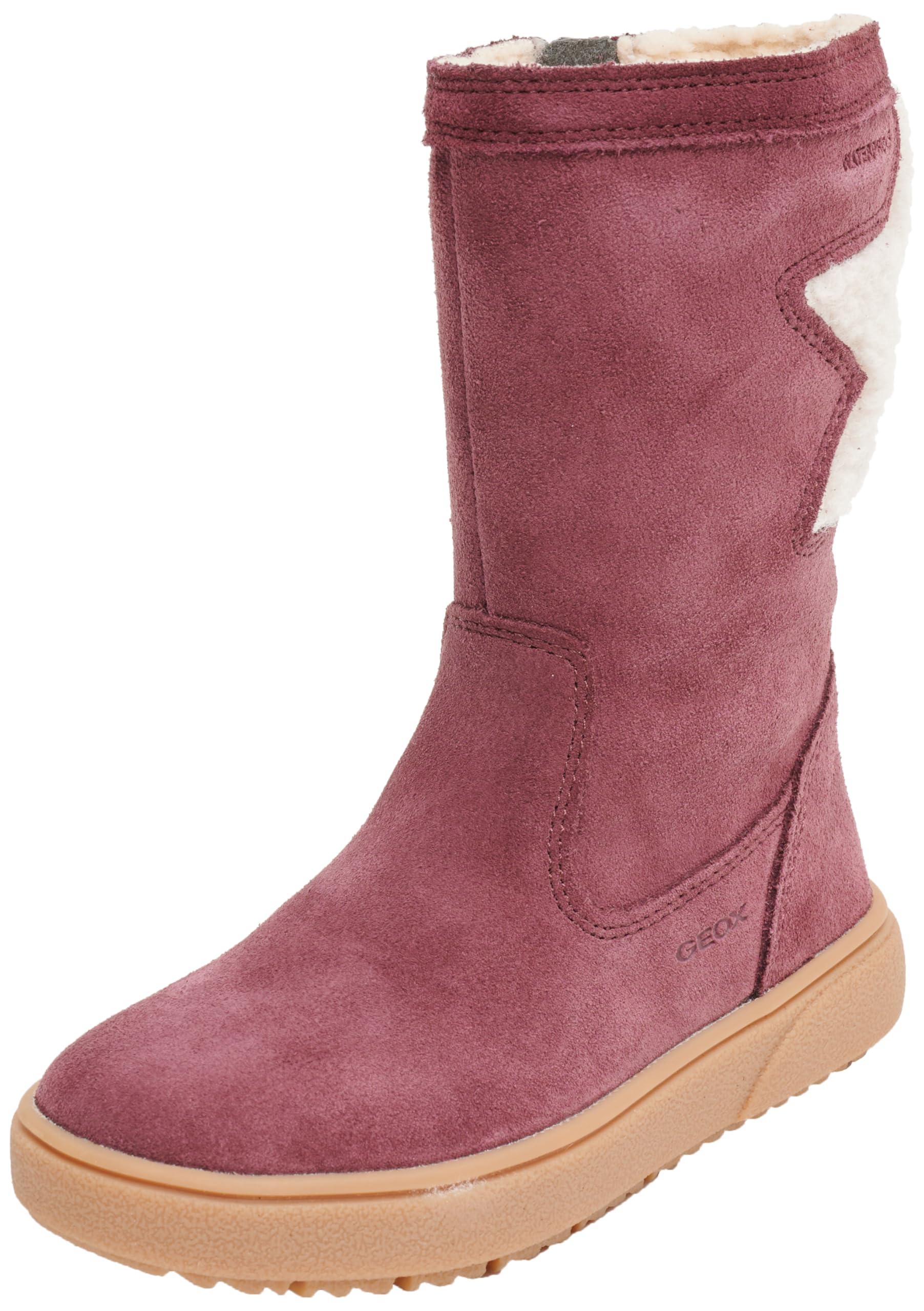 Geox Girls' J Theleven Girl WPF Ankle Boots, Prune, 5 UK