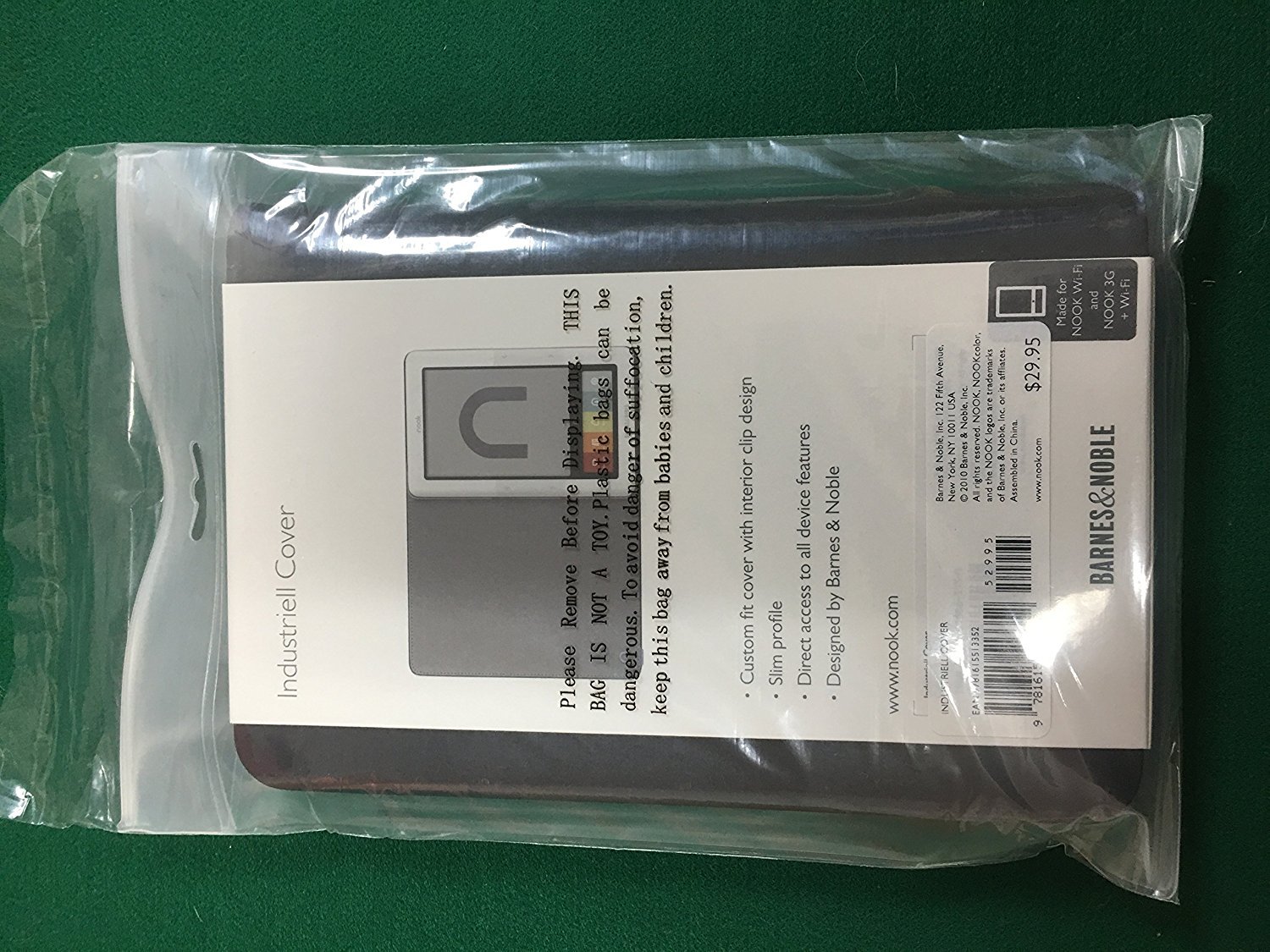 Barnes & Noble for Nook 1st Edition Wi-fi + 3G Industriell Cover