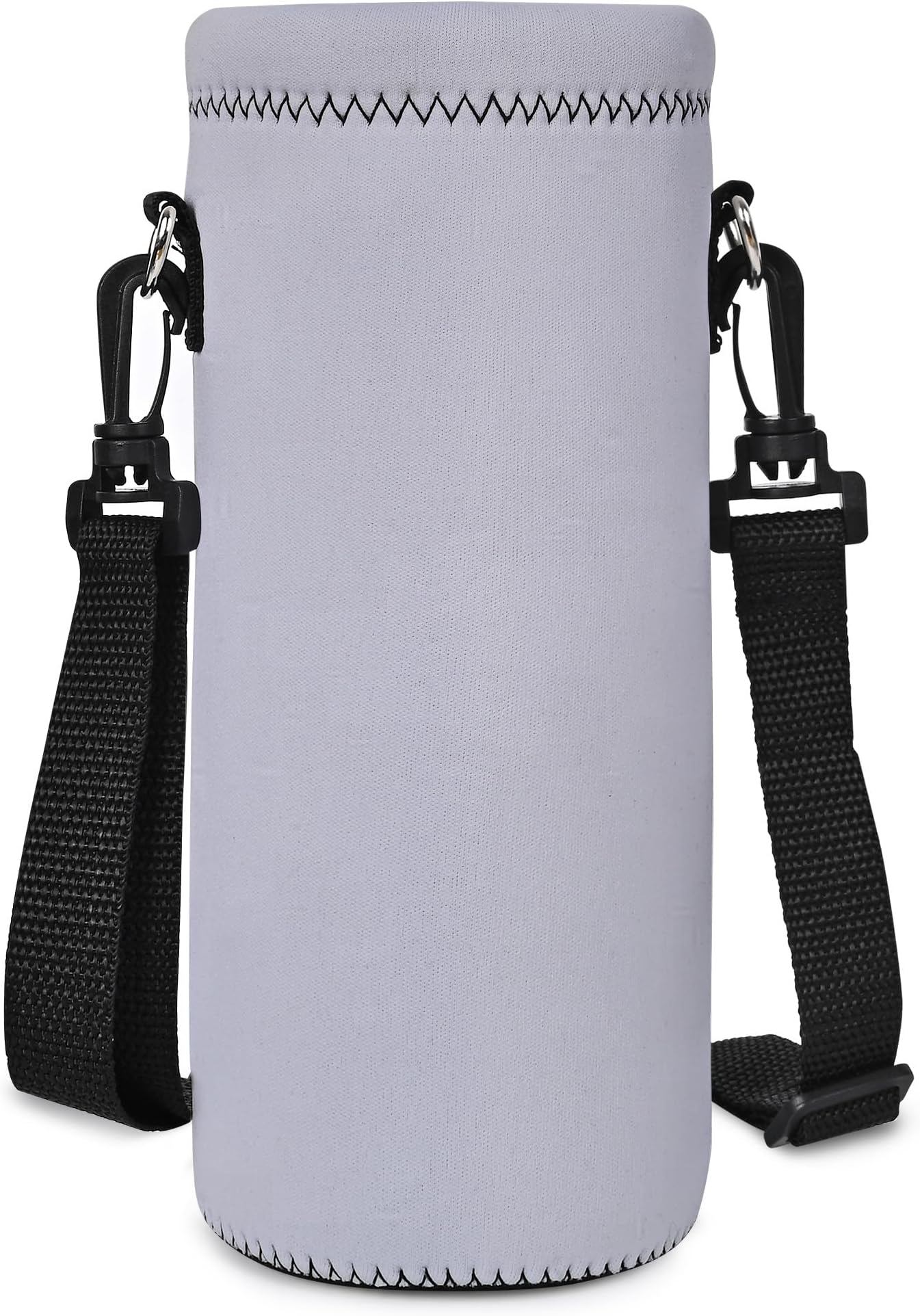 AUPET Water Bottle Sling Bag Carrier Crossbody Sleeve,Insulated Neoprene Bottle Case Holder Pouch Cover 500ML/17oz with Shoulder Strap for Walking Women Men