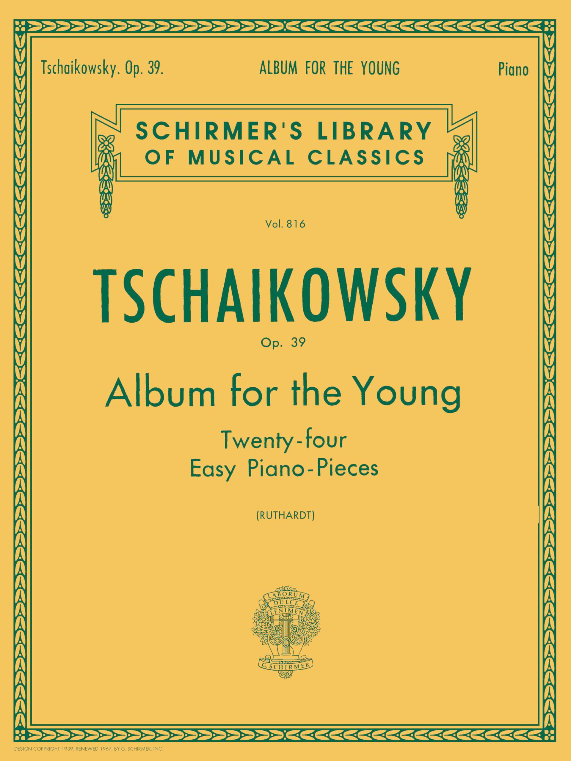 Album for the Young (24 Easy Pieces), Op. 39: Schirmer Library of Classics Volume 816 Piano Solo