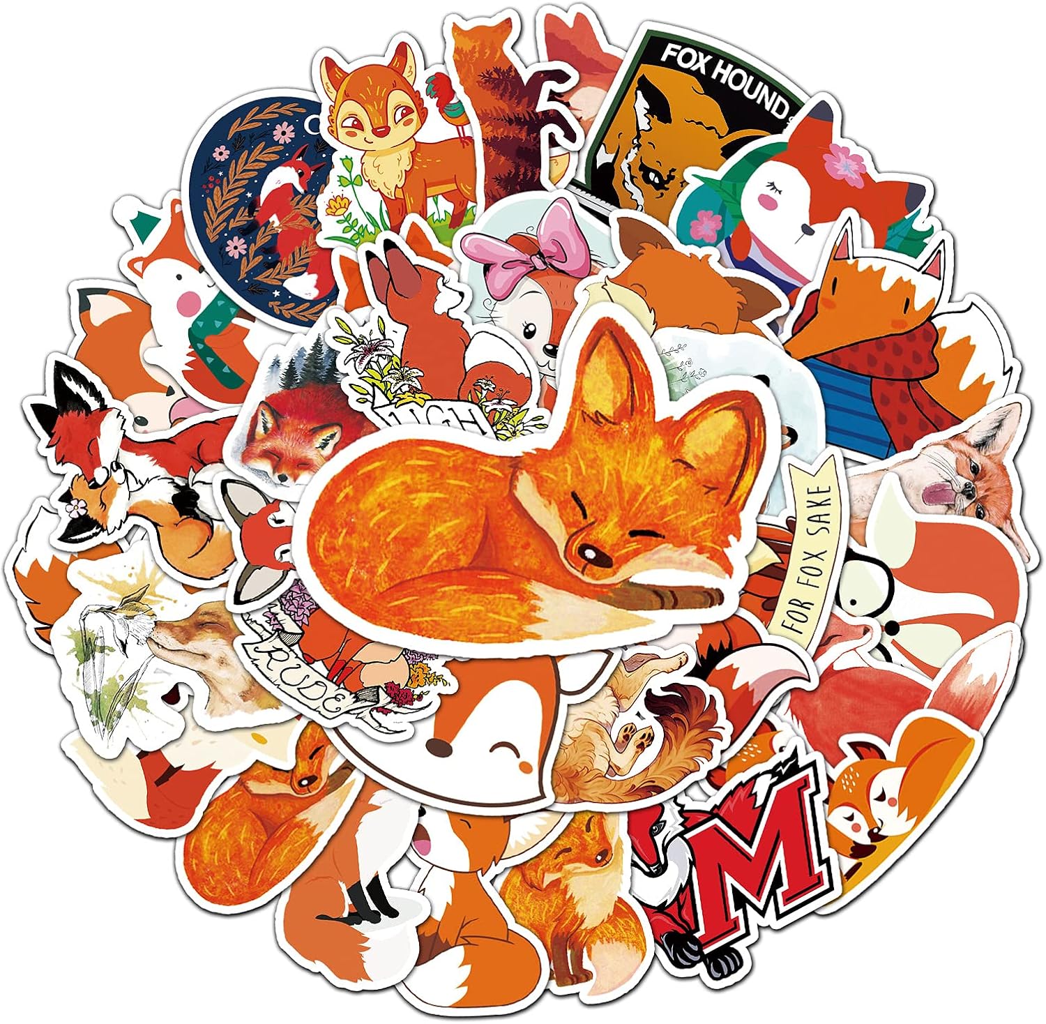 Animal Stickers for Kids, Waterproof Vinyl Stickers for Laptop Phone Guitar Kid Sticker Pack, Kid Classroom Prizes for Elementary Students Luggage Water Bottles Youth Adult Games, Non-Repeating