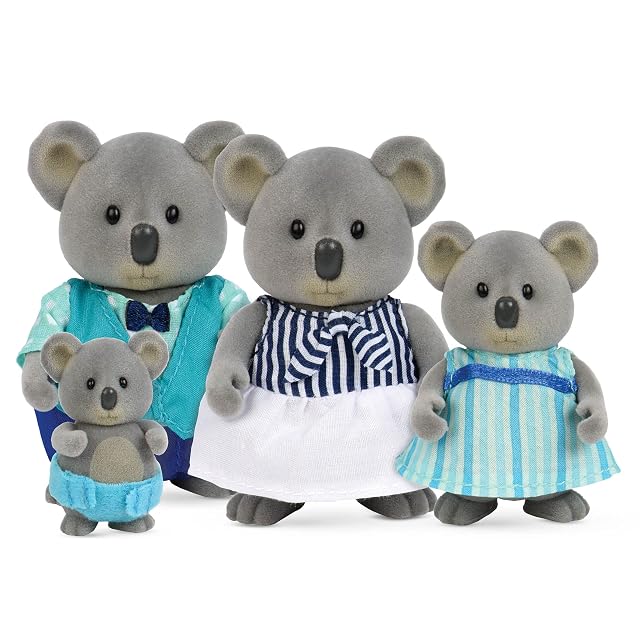 Li’l Woodzeez Familia Koala de Canberra, con Libro de Cuentos