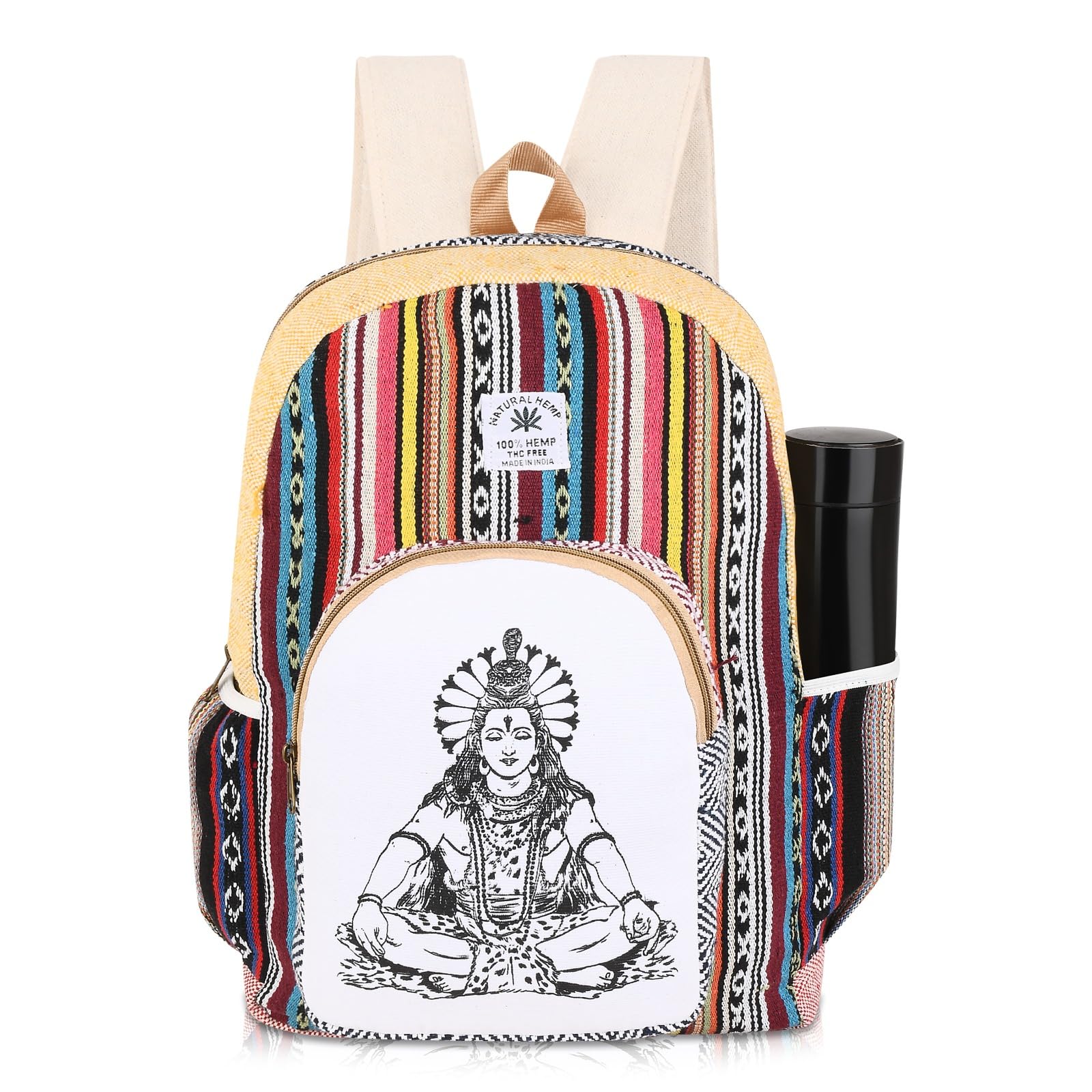 Lexical Hemp Backpack for Women Under 500 | Handicraft Bag for Collage | Laptop Backpack | Travel Bag for Men | Printed Bags | Handicraft Hemp Laptop Bag (B0DHDBM31X) Amazon Price History, Amazon Price Tracker