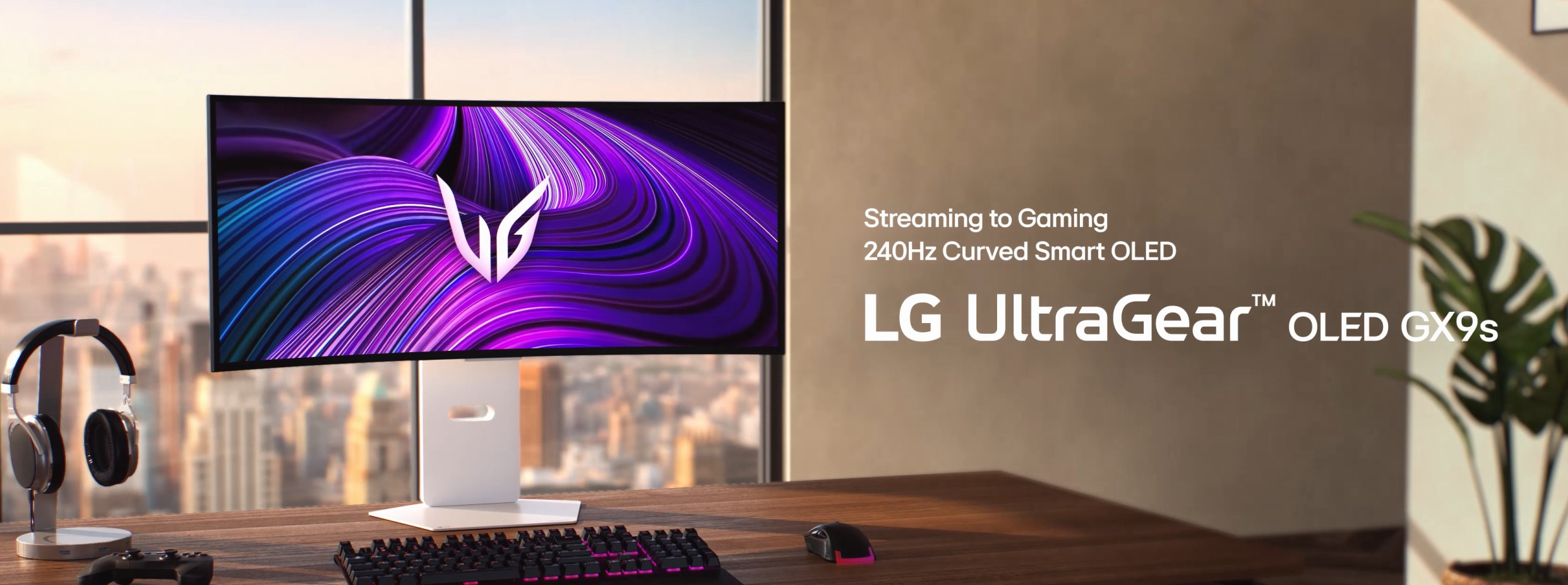 LG UltraGear OLED GX9s SMART Gaming Monitor 34GX90SA-W - WOLED 