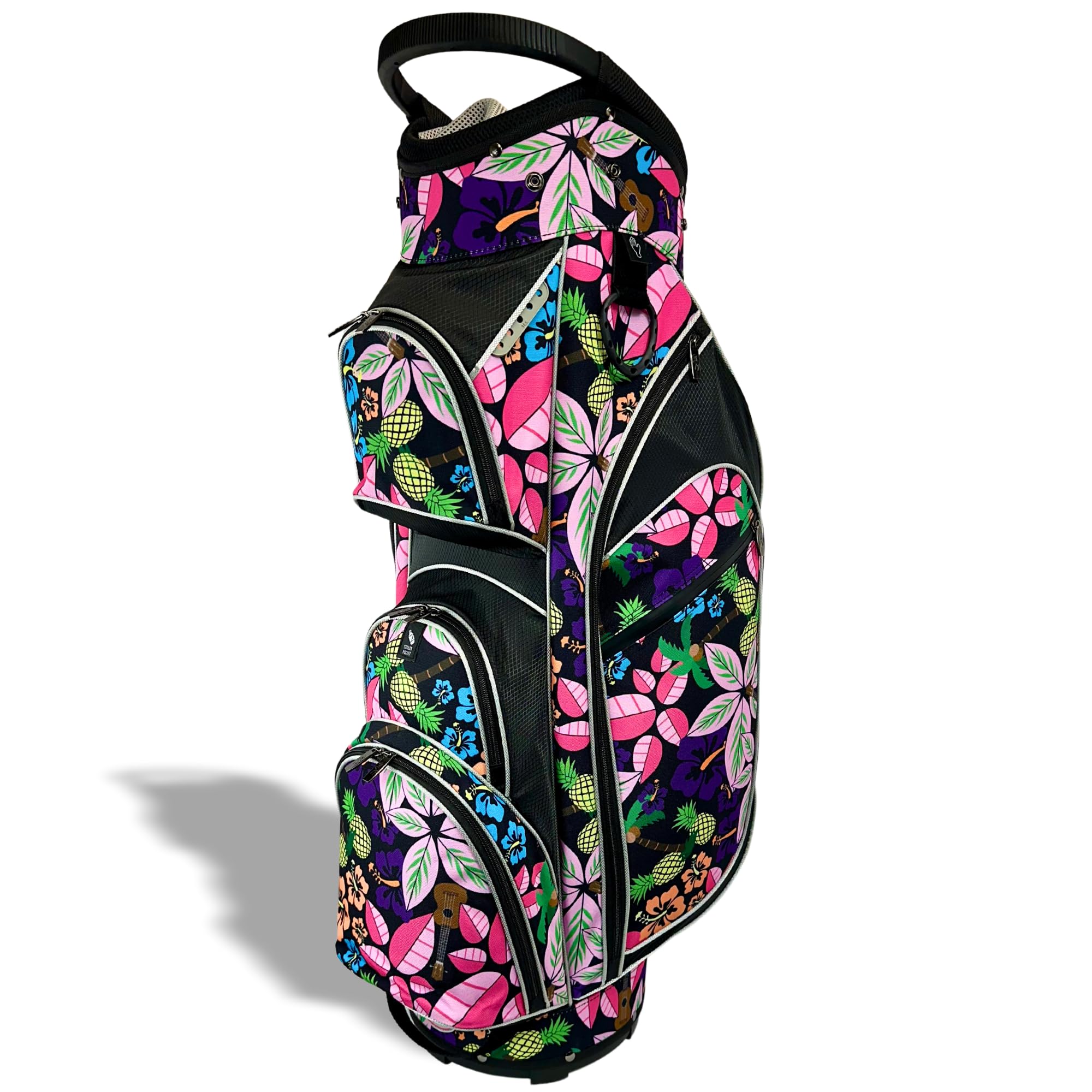Womens Golf Bag Taboo Fashions Lightweight Ladies Cart Bag, 14-Way,  Zippered Pockets, Rain Hood, Tee Holder, Insulated Cooler Beverage  Compartment - Main Image