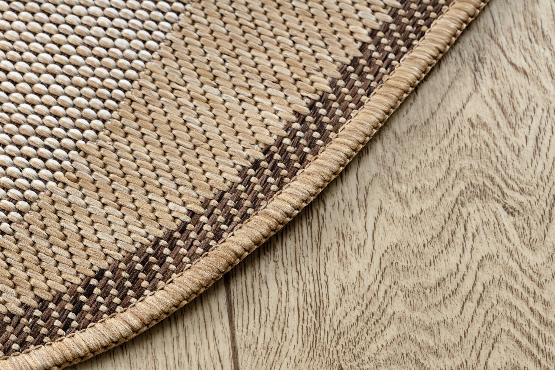 ORGANIC 2123 Tapis sisal naturel / écru intérieur & extérieur 133x190 cm