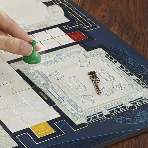 Miniatura 7 de Hasbro Gaming Clue Board Game Signature Collection, embalaje y componentes premium, juegos familiares para niños y adultos, juegos misteriosos para