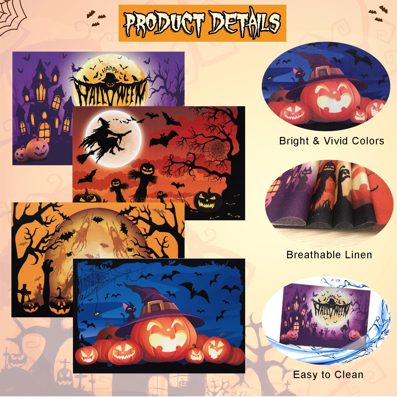 2 Tovaglie Per Halloween Usa E Getta – Teschio E Pipistrello Su Ragnatela – 137 X 274 Cm – Impermeabili In PVC – Decorazioni Tavola Festa A Tema