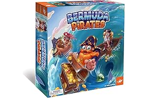 Bermuda Pirates Magnetic Board Game | Embark on an Immersive Pirate Adventure with Captivating Scenarios