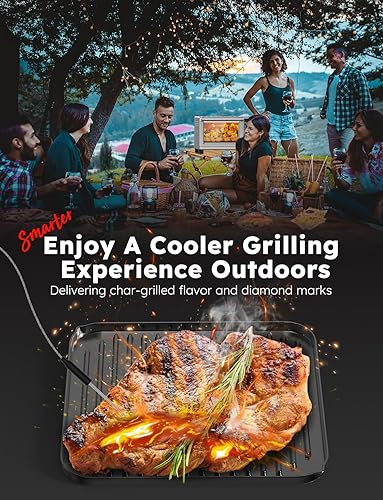 Miniatura 5 de Nuwave Bravo XL Pro - Horno tostador con freidora de aire con combo de parrilla, nuevo sistema de convección ultrarrápido 2025, 35% más crujiente, 2