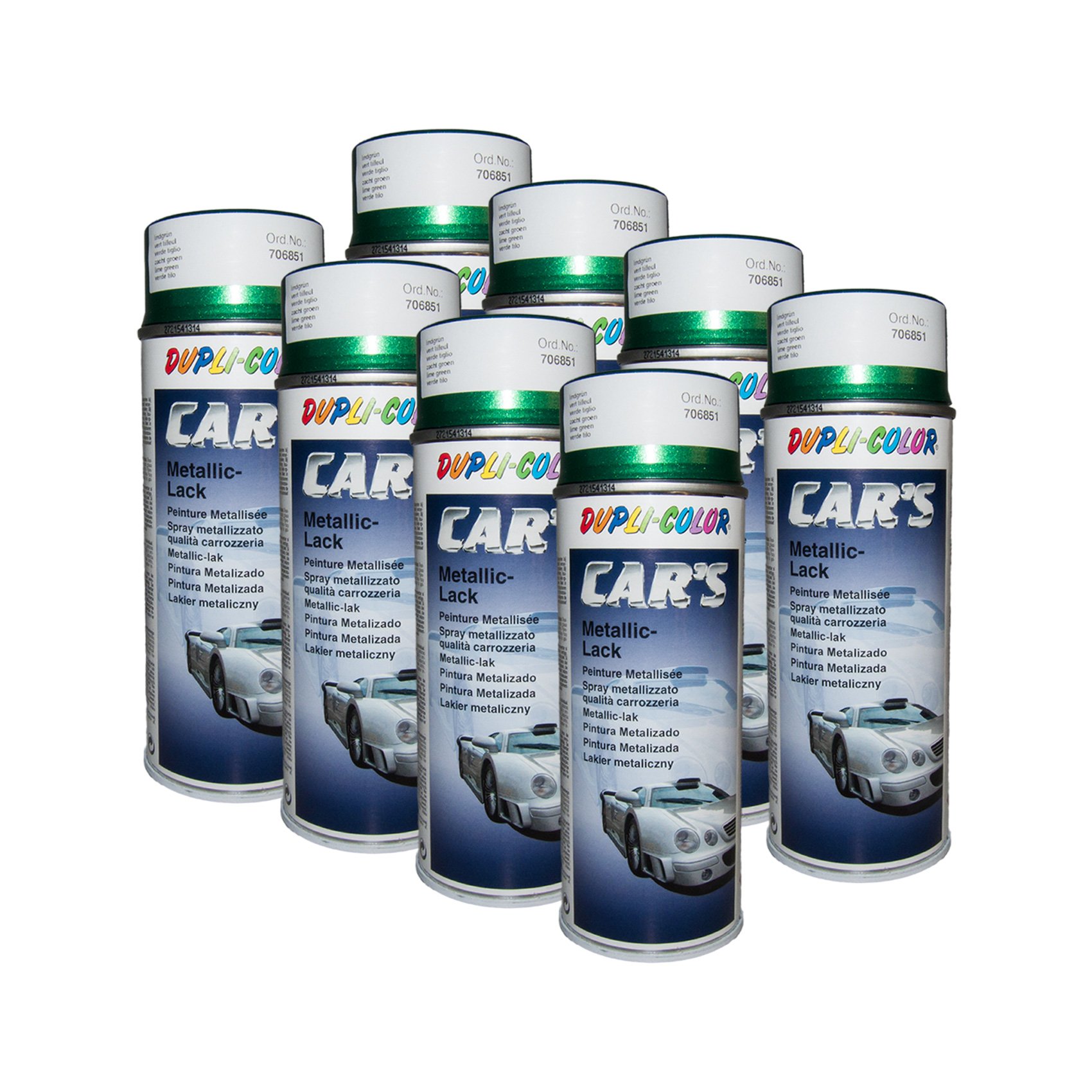 Car's Peinture Métallique Vert Tilleul 400 Ml. | Peinture En Aérosol
