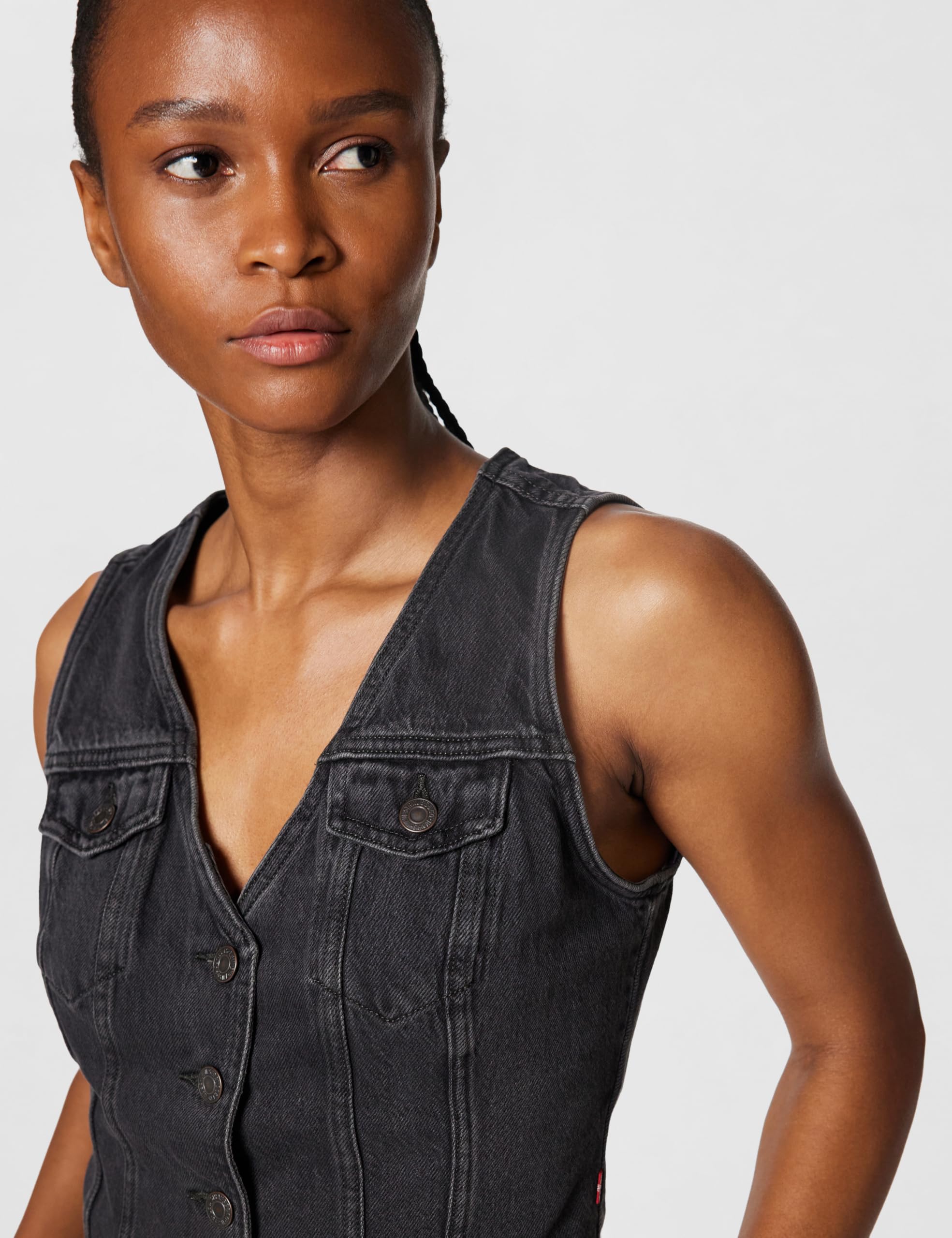 Levi's Bella Denim Corset Top Mujer