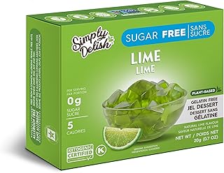 Simply Delish Lime Jel Dessert, 20 g