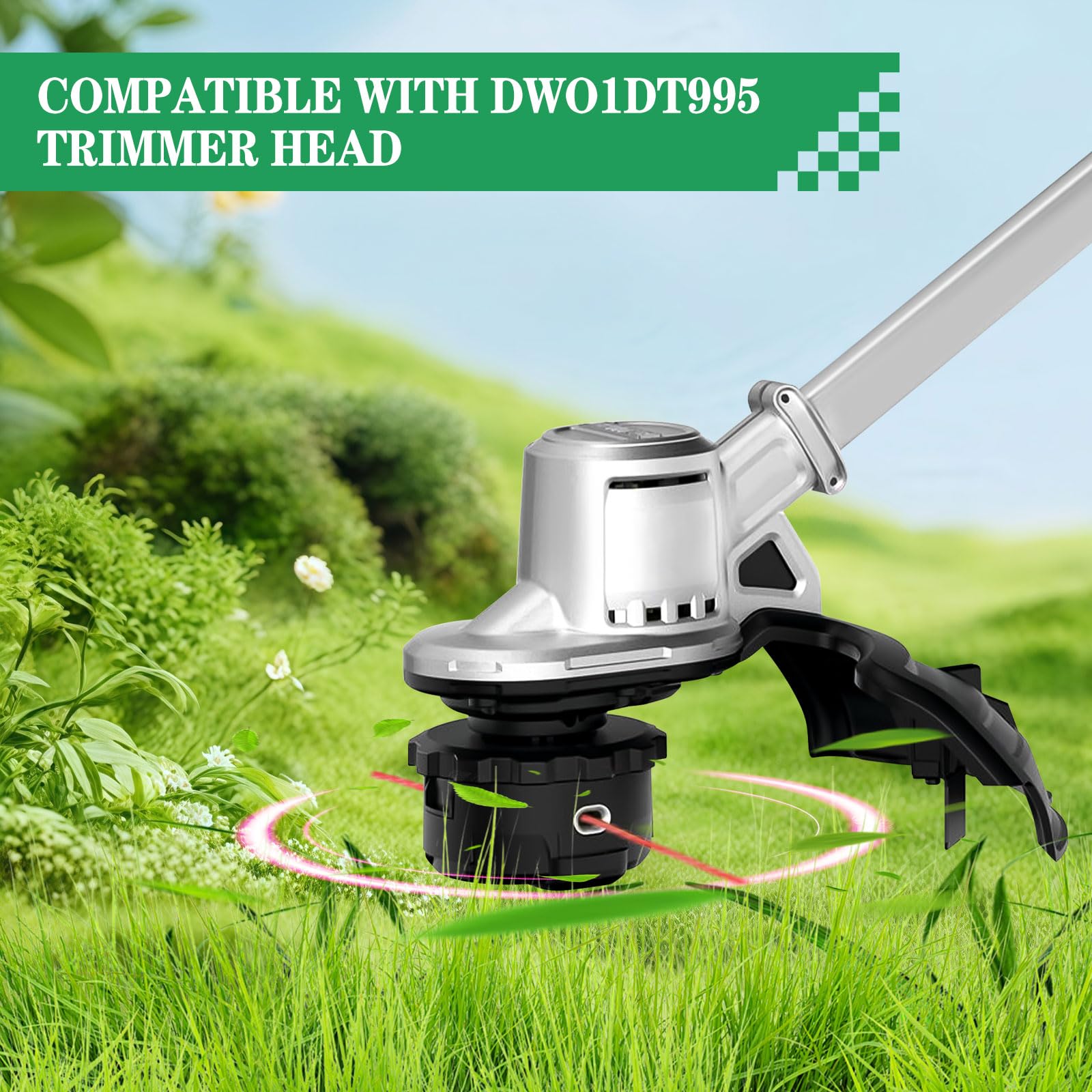DWO1DT995 - Testina di ricambio per decespugliatore senza fili, compatibile con Dewalt DCST920 DCST922 DCST970 DCST990 DCST925 (3 pezzi)