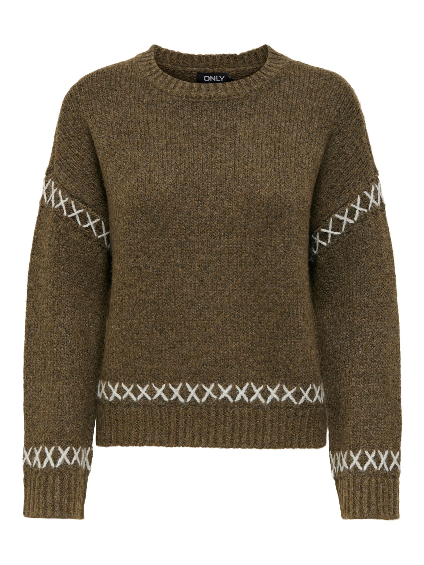 Onlamanda Life LS O-Neck Detail KNT Noos, Cub, L