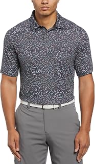 All-Over Chevron Confetti Print Polo