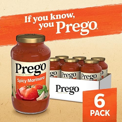 Miniatura 3 de Prego Salsa de pasta marinara picante, tarro de 24 onzas (caja de 6)