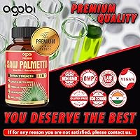 Vista 6 de Cápsulas Premium de Saw Palmetto - Combinadas con Ashwagandha, Cúrcuma, Tribulus, Maca, Té Verde, Jengibre, Albahaca Sagrada y Más - 90 Cápsulas
