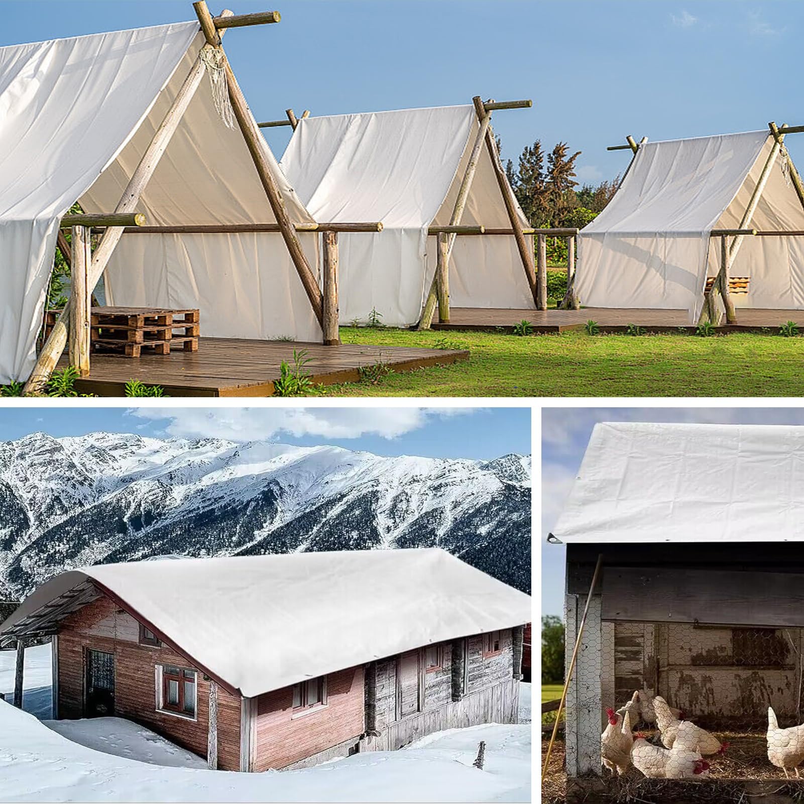 Telo impermeabile per esterni, 1,8 x 2 m, resistente, per campeggio e picnic, copertura multiuso, ideale per campeggio, escursionismo, spiaggia e attività all'aperto