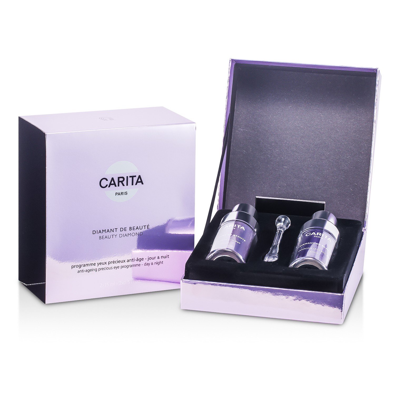 Carita beauty Diamond Anti-Ageing precious Eye Programme – 15 ml, confezione da 2