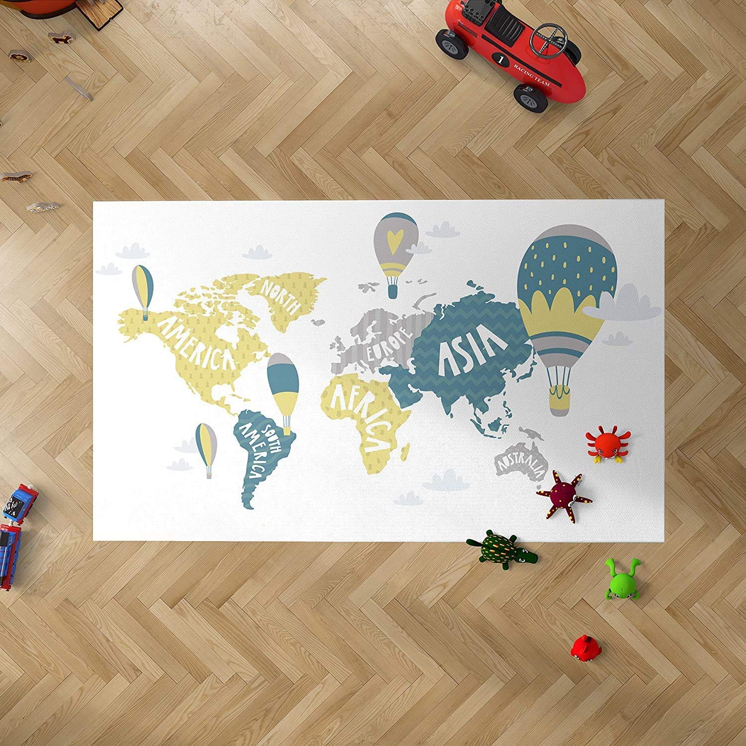 Oedim Tappeto per Bambini in PVC | Varie Misure | Moquette PVC | Pavimento vinilico | Decorazione per la casa | Pavimento Sintasol | Protezione per Bambini | 95x200cm