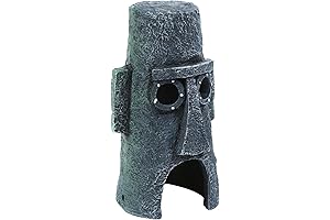 Officially Licensed Penn-Plax Spongebob Squarepants Squidward’s Easter Island Home Fish Tank Ornament (Medium SBR11)