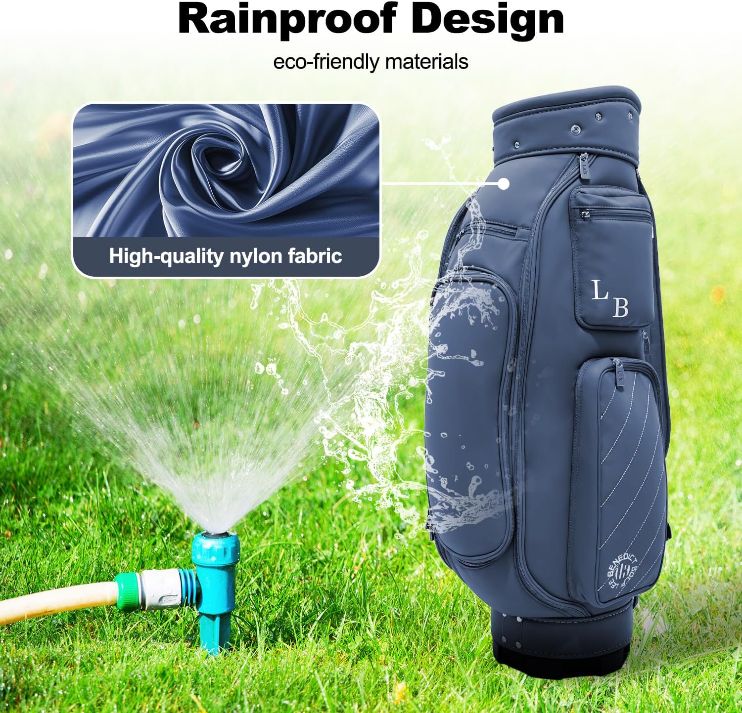 Golf Bag for Men and Women with Handles and Rain,Caliber 8.5 Inch