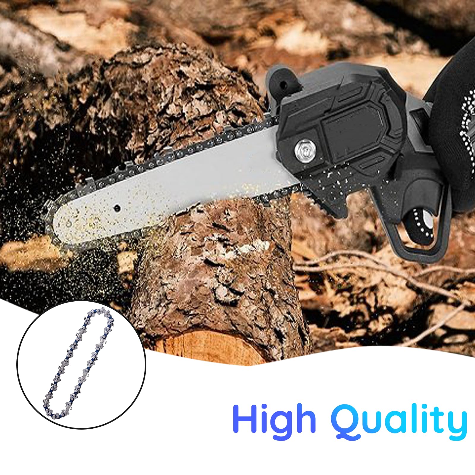 Mini cadena de sierra de 4 pulgadas para motosierra Stihl GTA 26, repuesto para 71 PM3 28, 71PM328, 3670 005 0028, 36700000028, 30070030101, paso de 1/4 pulgadas, calibre .043 28 Enlace de unidad