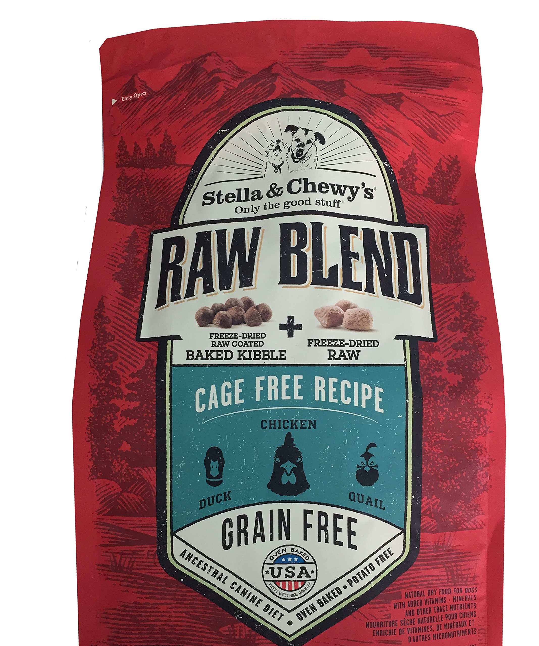 Stella & Chewy'sDog Kibble Raw Blend Cage Free - 10kg