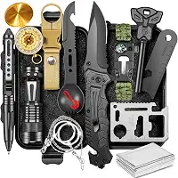 Presentes para homens, papai, kits e equipamentos de sobrevivência, 14 peças, meias de Natal, presentes de aniversário para marido, namorado, cara, itens essenciais de acampamento, acessórios legais
