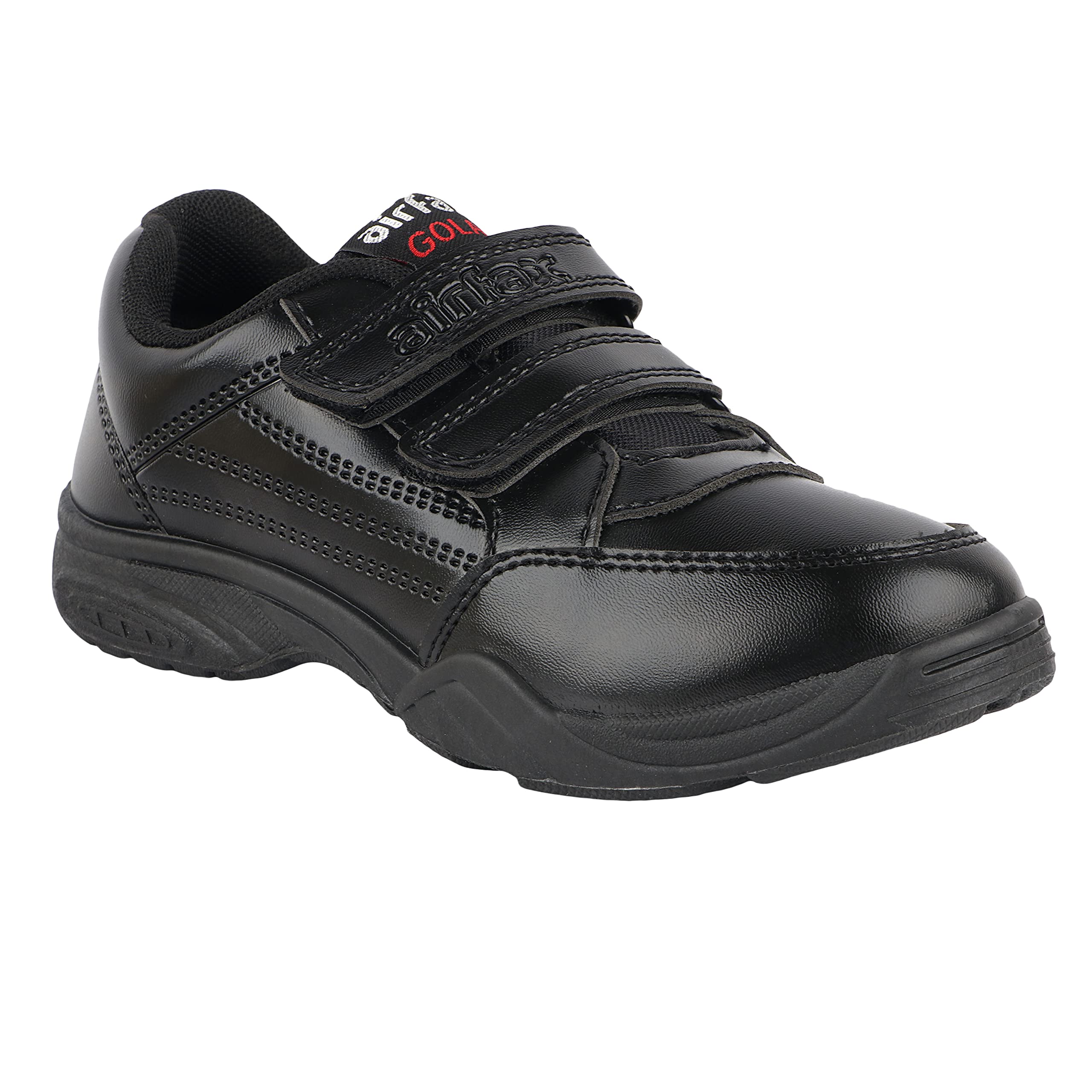 AIRFAX Air Cushion Lightweight & Comfortable Gola School Shoes for Boys & Girls-(Gola-V, Black,8) (B0C1NL11X4) Amazon Price History, Amazon Price Tracker