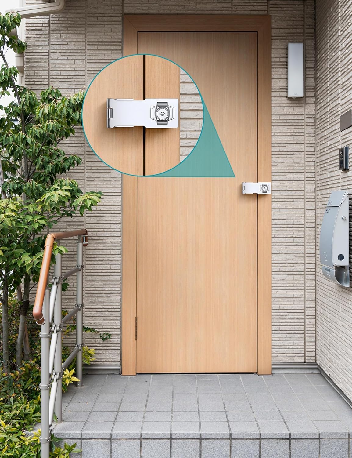 SERRUPRO - Verrou Haute Sécurité Pour Porte D'entrée Avec 4 Clés