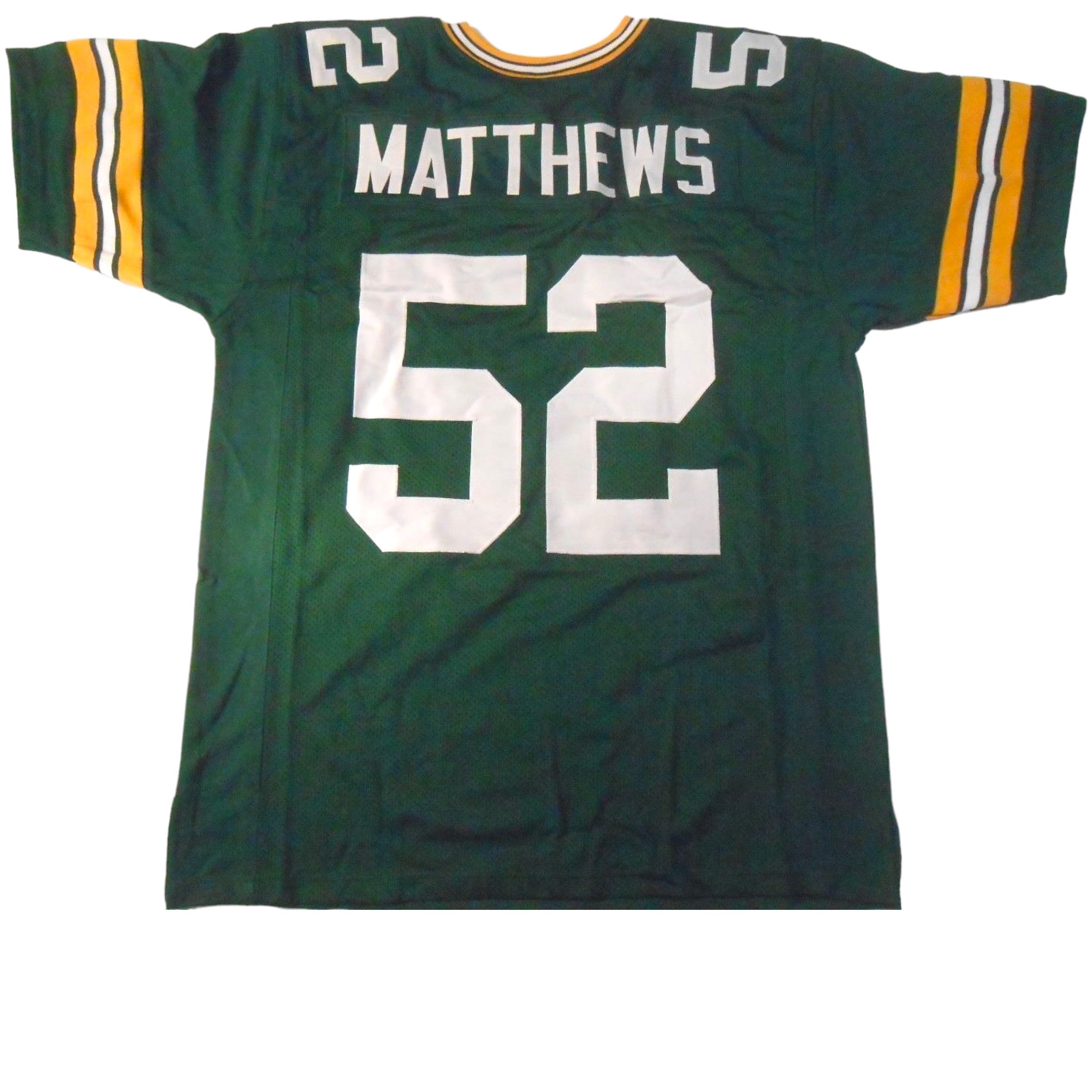 Generic Clay Matthews Green Jersey Stitched Custom Football New No Brand/Logos (US, Alpha, Medium, Regular, Regular, Green)
