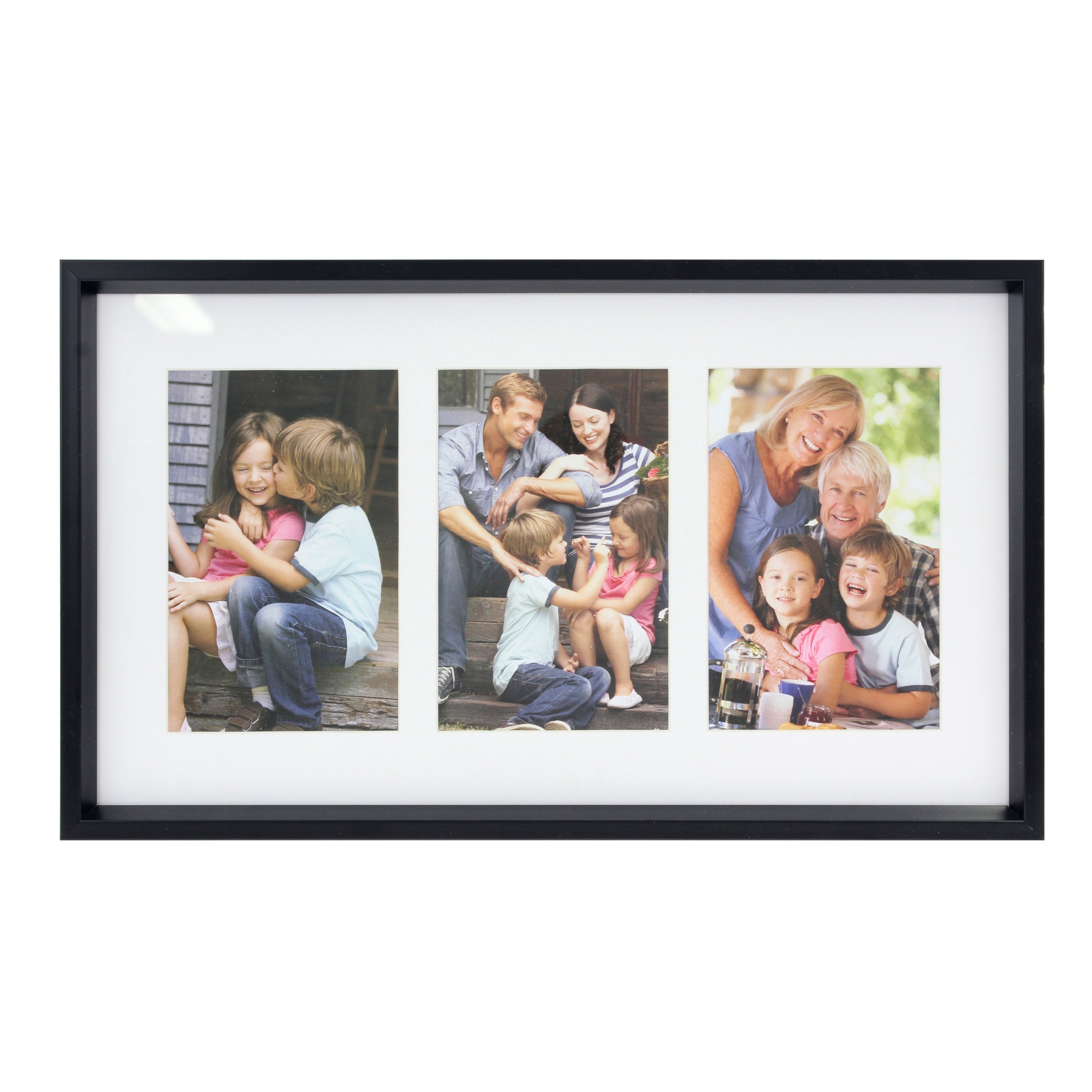 Buy Stonebriar Decorative Black Collage Frame with 3 Openings for 4x6