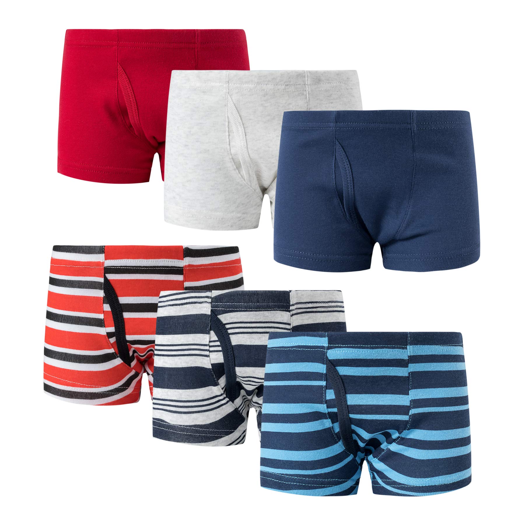 Family Feeling Little Boys' Cotton Boxer Brief Soft Underwear