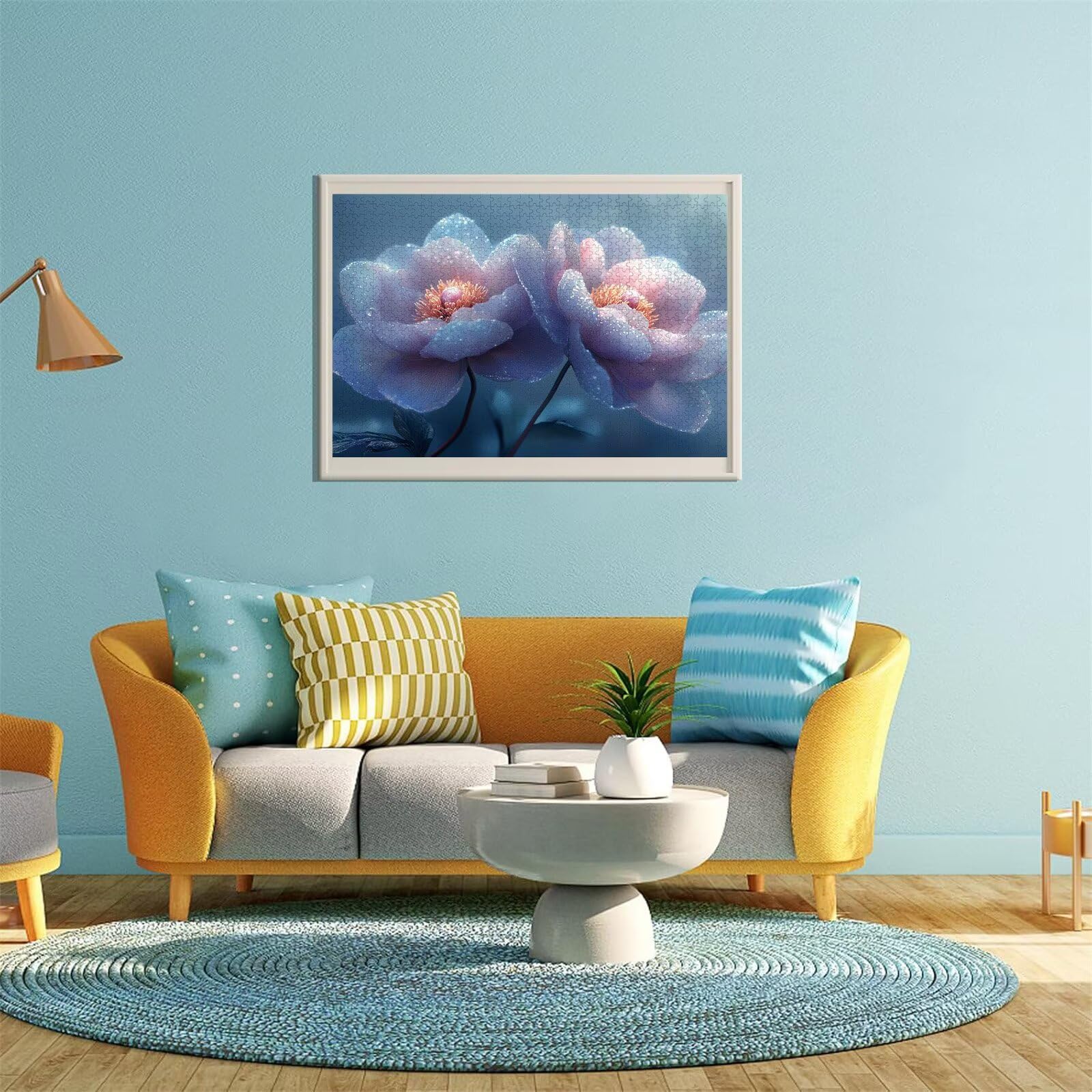 Blume Puzzle für Erwachsene Kinder Anspruchsvoll 5000 Teile Impossible Klassische Puzzles Schwer Anlage ab 8 9 10 Jahre Mädchen Jungen Jigsaw Kunst Educa,für Dekoration und Geschenke 105x156cm t-339