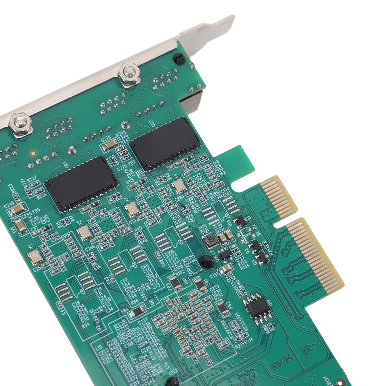 Scheda Ethernet PCIe, Scheda di Rete PCIe Scheda di Rete Gigabit PCIe Professional 8125B Cavo in Rame 4 Porte 2.5G Adattatore Ethernet PCI Express per PC Desktop