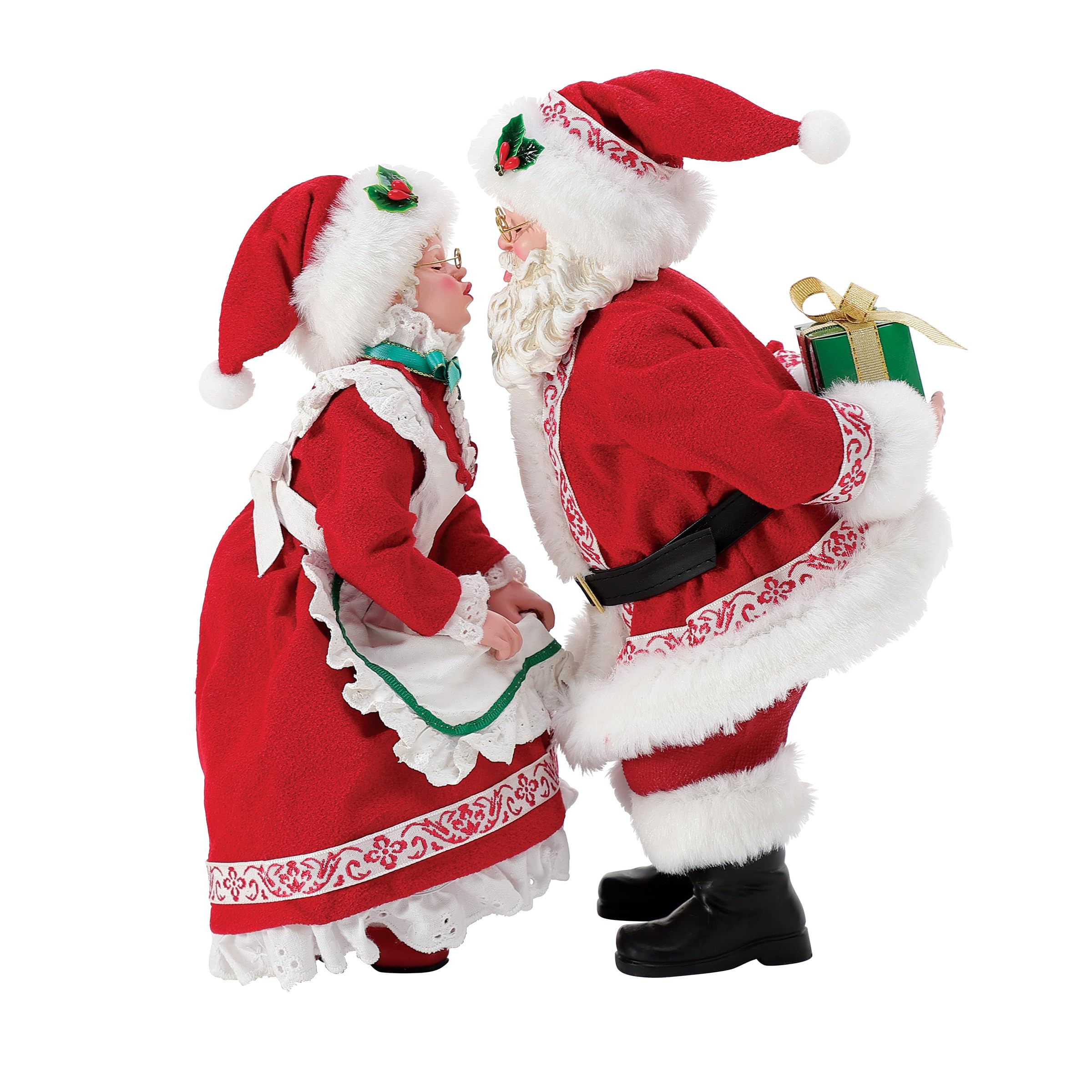 Department 56 Possible Dreams Christmas Traditions Ensemble de Figurines Père Noël et Mme Claus Northpole Sweethearts Multicolore 25,4 cm